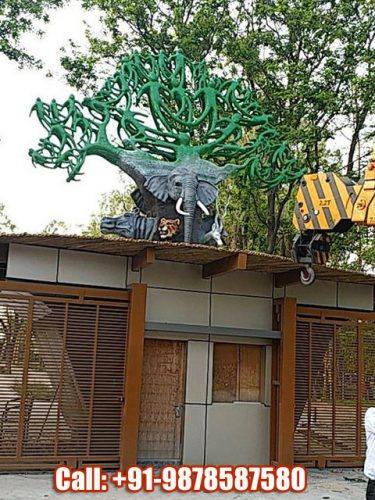 Chhatbir Zoo Sculpture for Entry Gate