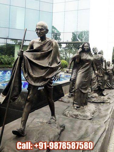 Gandhi Dandi March Sculpture