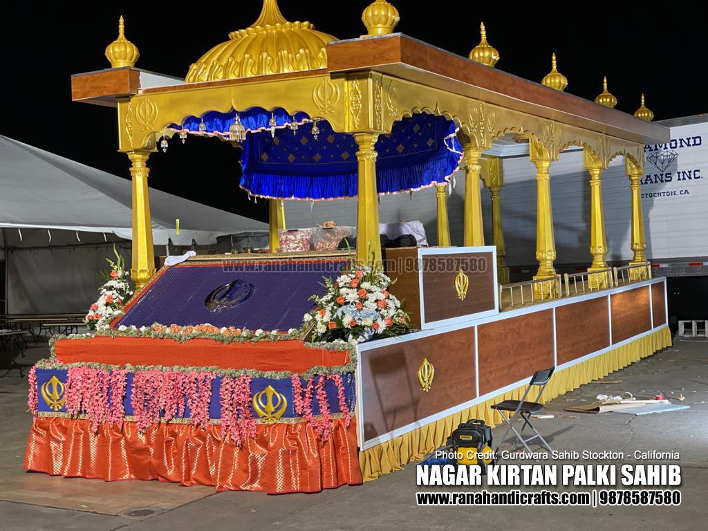 Nagar Kirtan Palki Sahib Ready for Nagar Kirtan
