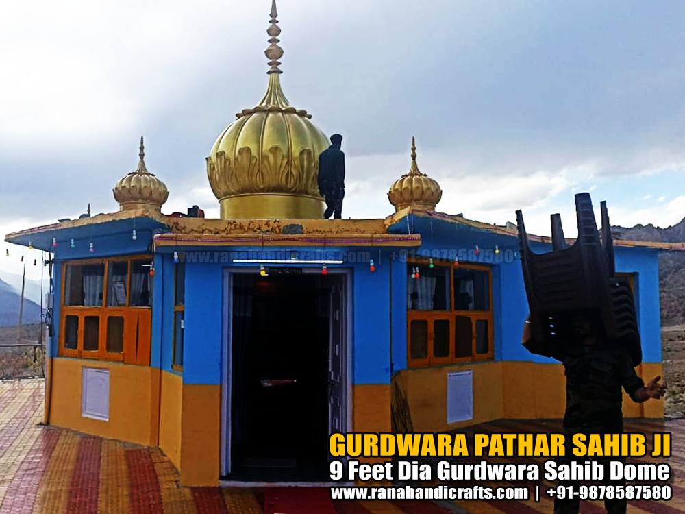 Indian Army Installed Our Manufactured Dome at Gurdwara Patthar Sahib
