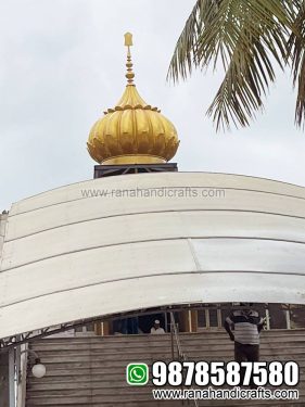 Fiberglass 12 Foot Gurdwara Dome At Bhai Daya Singh Gurdwara Rana fiberglass-12-foot-gurdwara-dome-at-bhai-daya-singh-gurdwara-rana