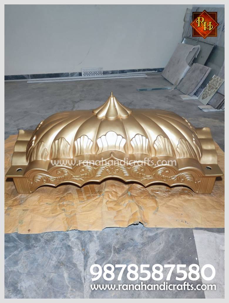 Palki Sahib dome detailing the high-quality finish and craftsmanship by Rana Handicrafts International.