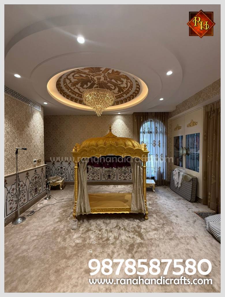 Centered shot of the finished Palki Sahib (HM03) installed in Chandigarh.