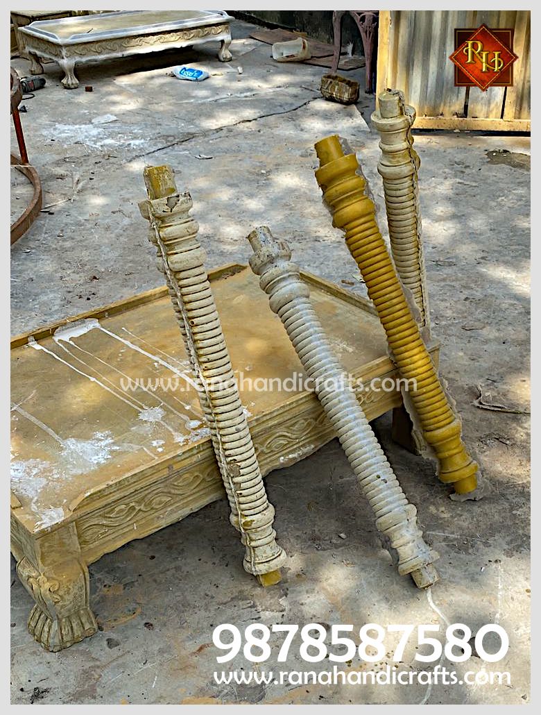 Rough Pillars and Pida Sahib of a Home Palki Sahib is ready for the Next Phase