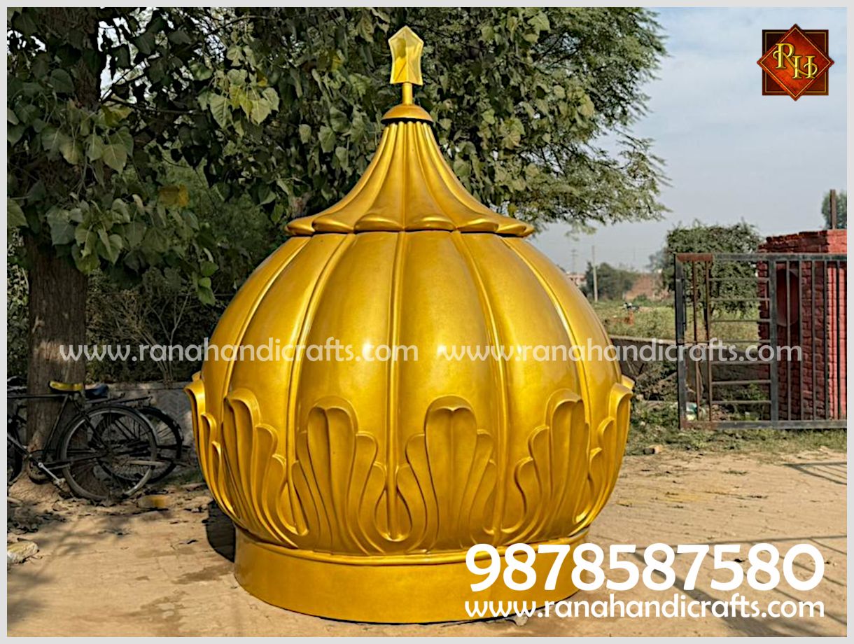 Beautiful 9ft Gumbad for Sikh Sanctuary at Gilwell Park, UK