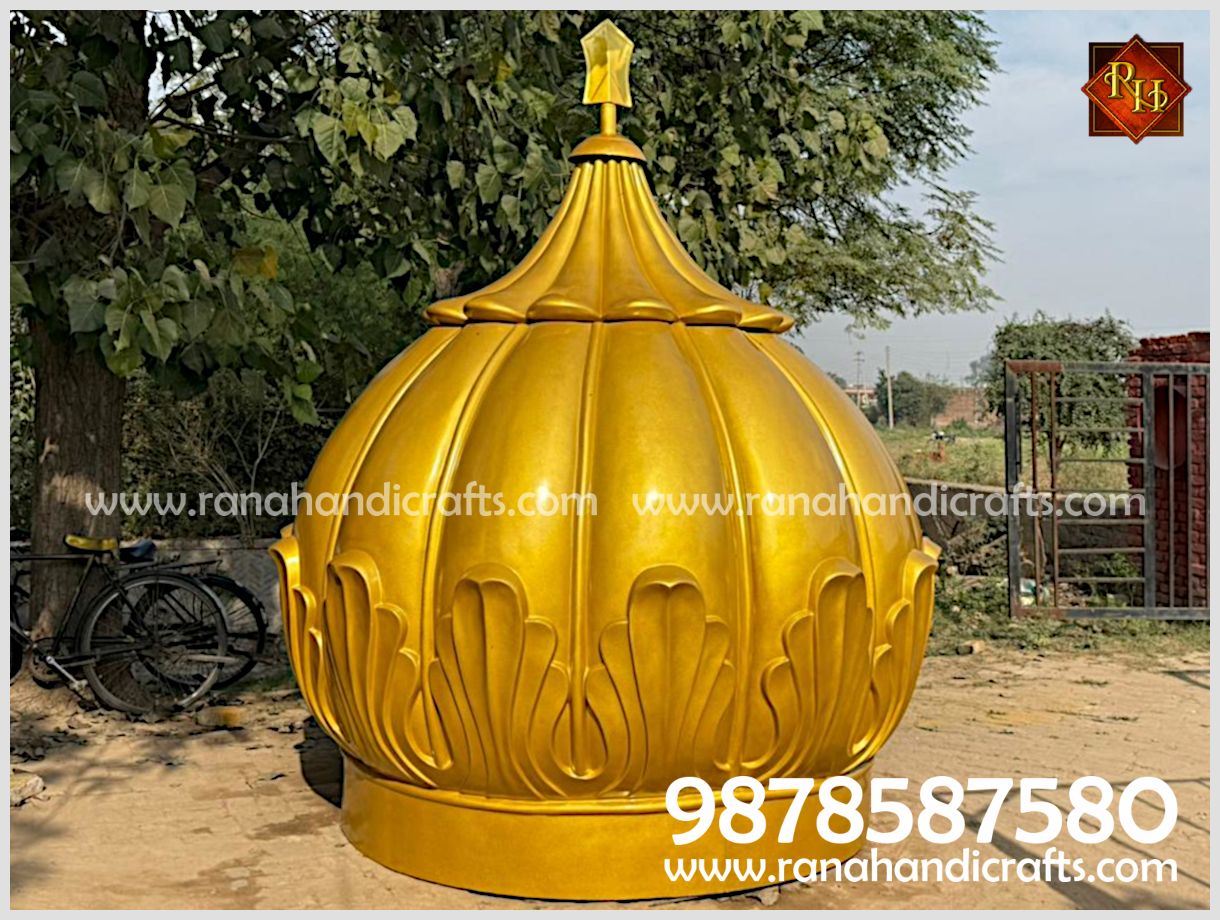 9ft Gumbad with a 9ft Height for Gurdwara Sahib in UK