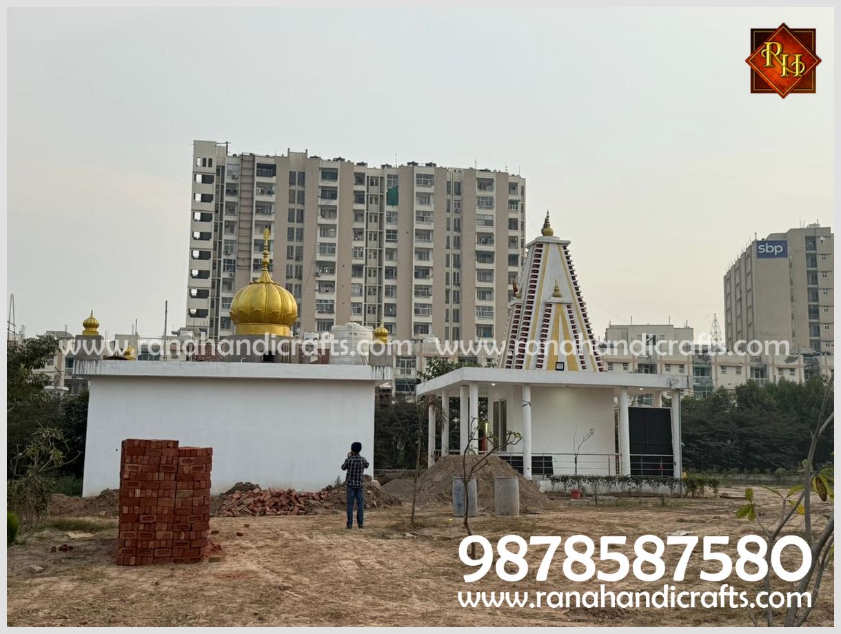 Installed a 7ft Dome at a Gurdwara Sahib in SBP Housing Park in Dera Bassi (Punjab)