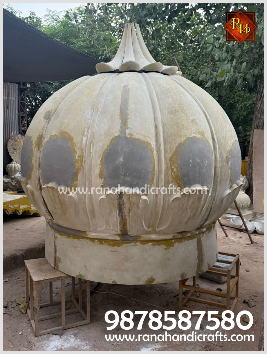 Making of a 7ft Gurdwara Sahib Dome for Gurdwara Sahib in Dera Bassi