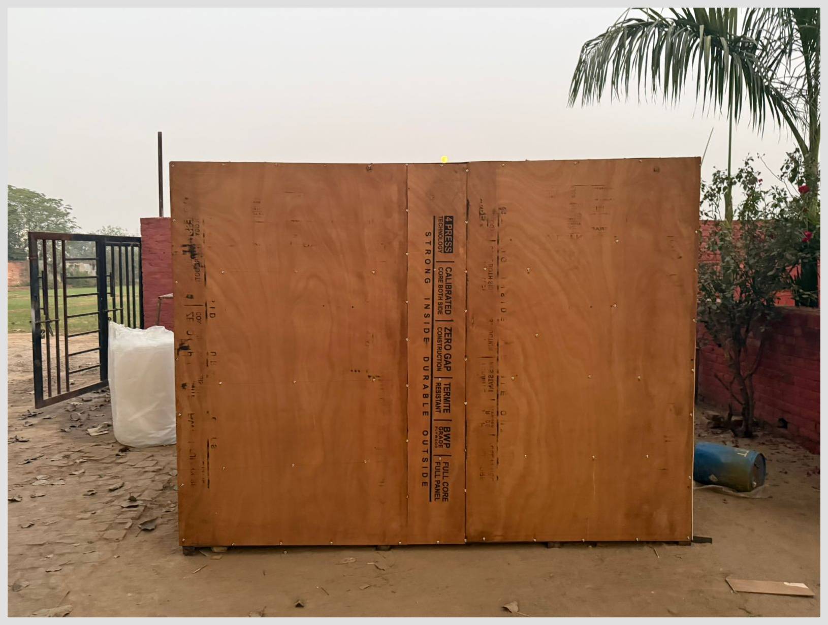 Safely Packaged in a Wooden Box 9ft Dome Ready for Delivery to UK 