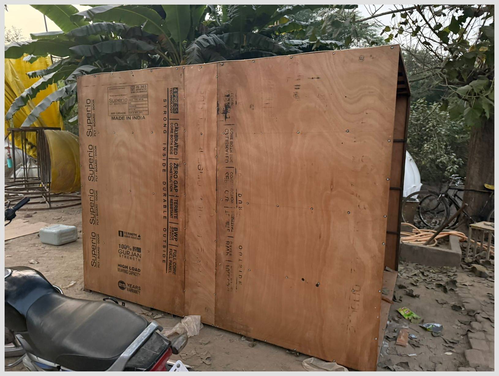  9ft Dome Packaged in Wooden Box and Ready for Delivery to UK