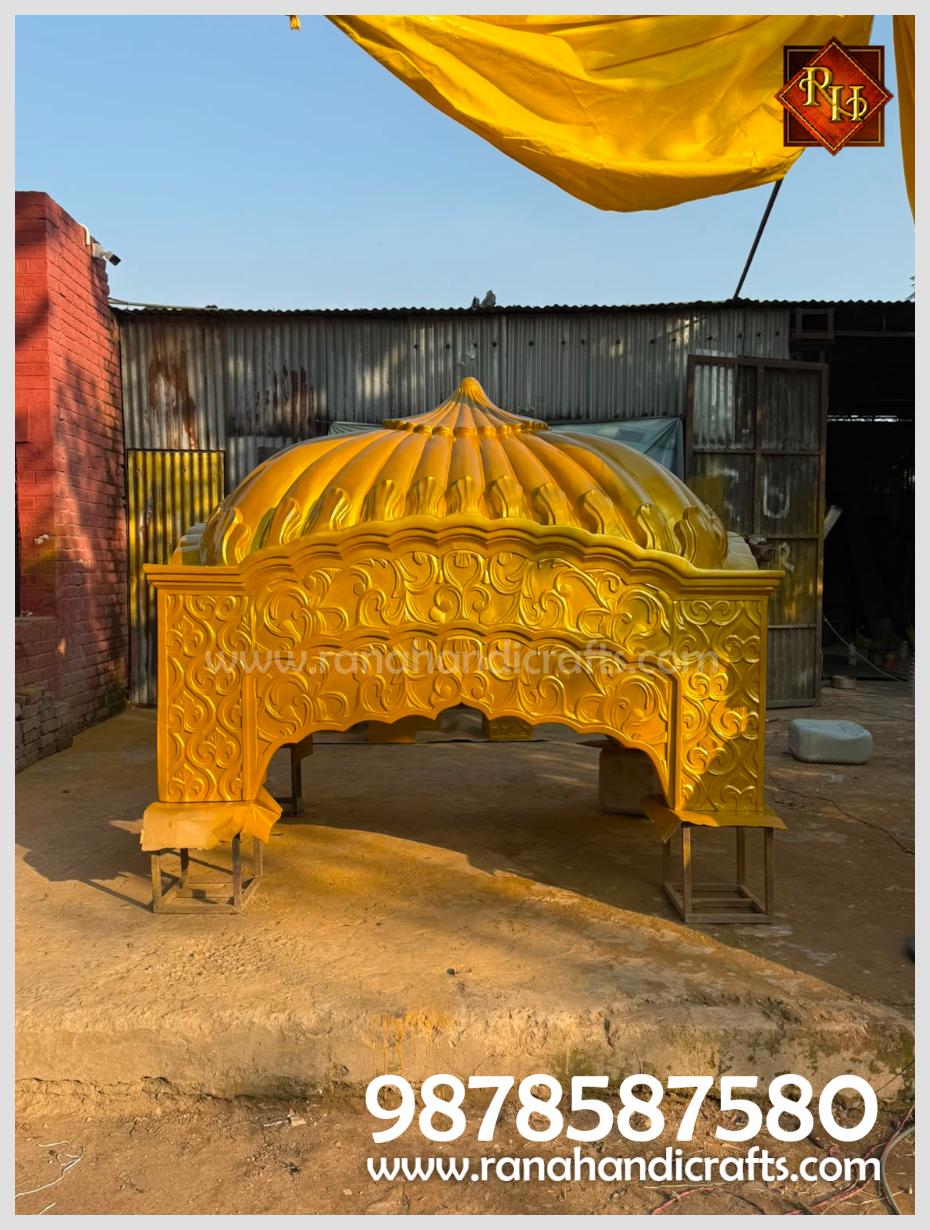 Construction detail of the PK13 Palki Sahib dome / gumbad structure
