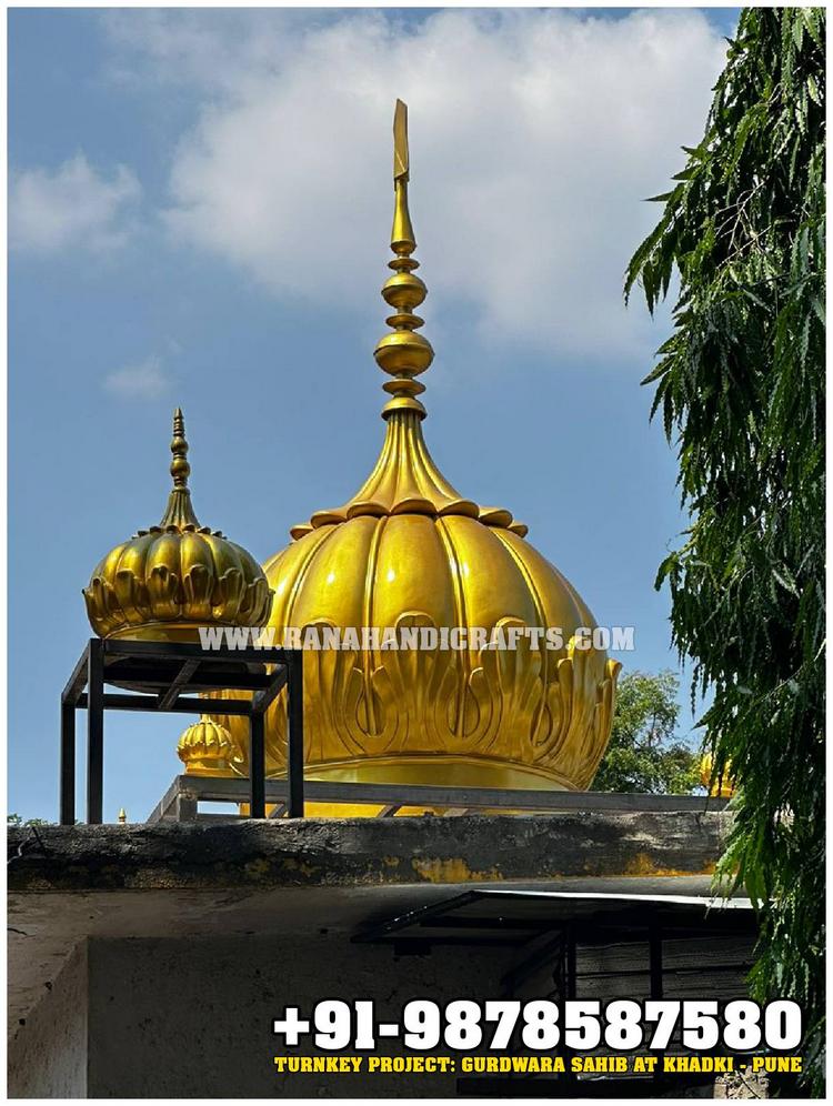9ft Gumbad Installed at a Gurdwara Sahib in Pune (Maharashtra)